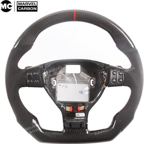 100% Real Carbon Fiber Steering Wheel for Golf 5th MK5