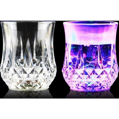 Colorful Beer Bar LED Glow Light Cup Party Flashing Mug Whisky Shot Drink Pineapple Cups Creative Fashion Night Cup Halloween