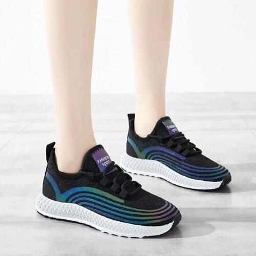 Womens Ladies Casual Breathable Non-slip Running Shoes Sneakers Women Vulcanized Shoes Leather Platform Shoes Fall Fashion