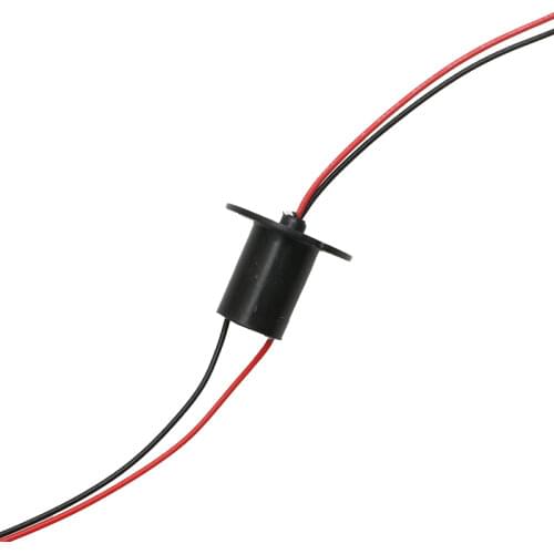 1PC 2 Channel 2A Conductive Electric Slip Ring OD 12.5mm Rotary Joint Slipring Connector for Wind Turbine Power Generator