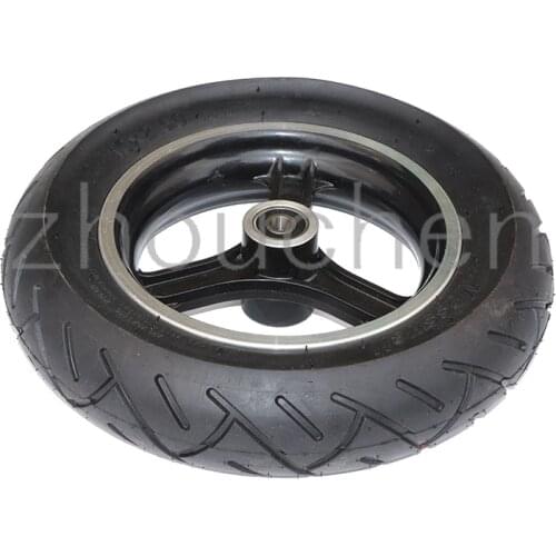 10x2.50 wheel 10 inch pneumatic tire with telescopic brake drum suitable for scooter and scooter rear wheel
