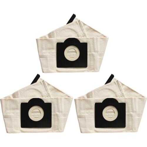 3Pcs Washable Karcher WD3 Dust Bags Cloth Vacuum Cleaner Bags