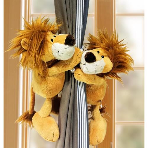 35cm Large Lion Curtain Buckle Strap Holder Tie Backs Children Room Decoration Accessories Holdback Curtain Strap Hook