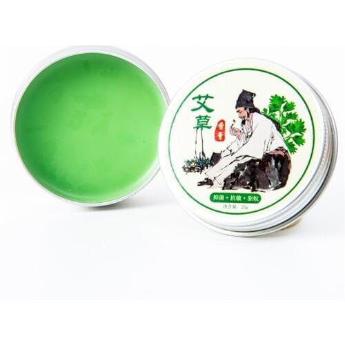 5pcs/lot Chinese Herbal Medicine Wormwood Mosquito Repellent Pure Herbal Moxa Moxibustion Cream Mugwort Acupuncture Tsao