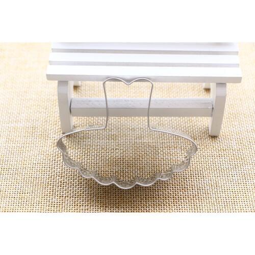 1PCS Stainless Steel Ballet Skirt Cookie Cutter Mold Pastry Biscuit Fondant Cake Baking Mold Cake Decorating Tools