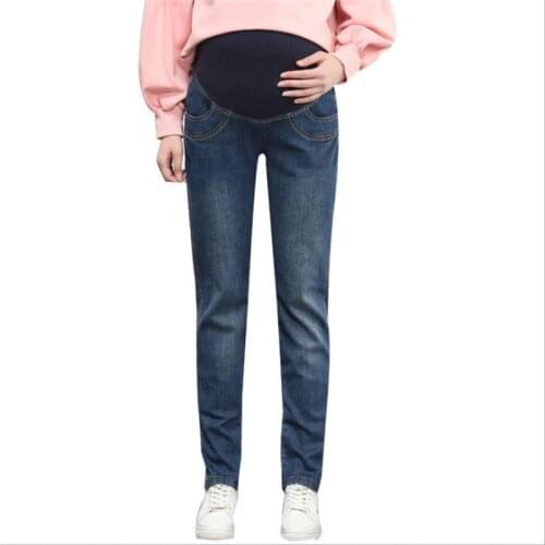 Pregnancy Abdominal Pants Boyfriend Jeans Maternity Pants For Pregnant Women Clothes High Waist Trousers Loose Denim Jeans