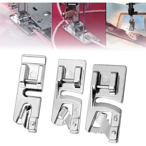 Domestic sewing machine footpresser high quality elastic cord band fabric stretch presser foot