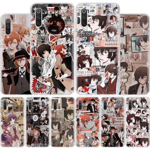 Bungo Stray Dogs Poster Cover Phone Case For Xiaomi Note 10 Mi 11 9 8 CC9 5X 6X 9T 10T A3 Poco X3 NFC F1 Pro Lite + Coque A1 A2