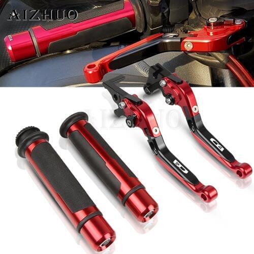 For Honda CB599/CB600F HORNET CB 599 CB600 F 2007-2013 Motorcycle CNC Adjustable Foldable Brake Clutch Lever Handle Grips