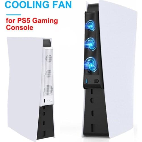 For Ps5 Console-Playstation5 USB External Host Cooling 3 FanCooler For PS5 Exhauster Digital Edition / Ultra-HD Console