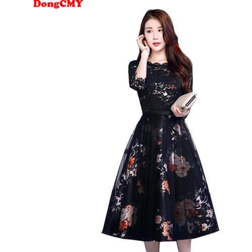 DongCMY V-neck Women Dresses