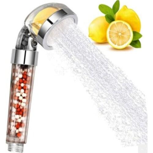 Vitamin C Filter Shower Head With Hose Filtered Hard Water Softener Chlorine Flouride Filter Helps Dry Skin & Hair Loss P15D