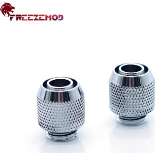 FREEZEMOD Brass Soft Tube Fitting Hose For 8*12mm PVC Tube silicone tube 8*12mm Connection MOD Computer water cooler HRGKN-B2H