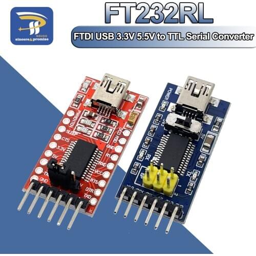 FT232RL FT232 FTDI 3.3V 5.5V Serial Converter Adapter Module Mini Port For Arduino Pro Mini USB TO TTL 232