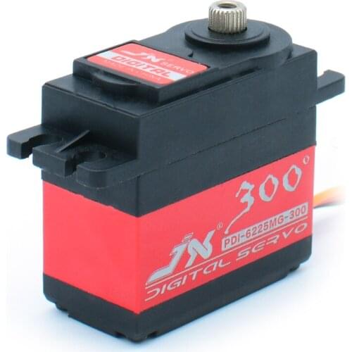 Jx PDI-6225MG 25kg High Torque Metal Gear 300 Degrees Digital Steering Gear For Rc Racing Car Parts/Rc Model Drone