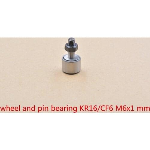 KR16 KRV16 CF6 M6x1mm cam follower needle bearing wheel and pin