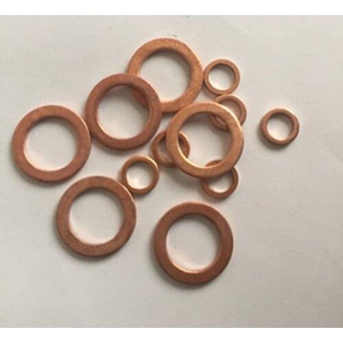 M3 M4 M5 Copper Washer 1mm thickness Gaskets Washers