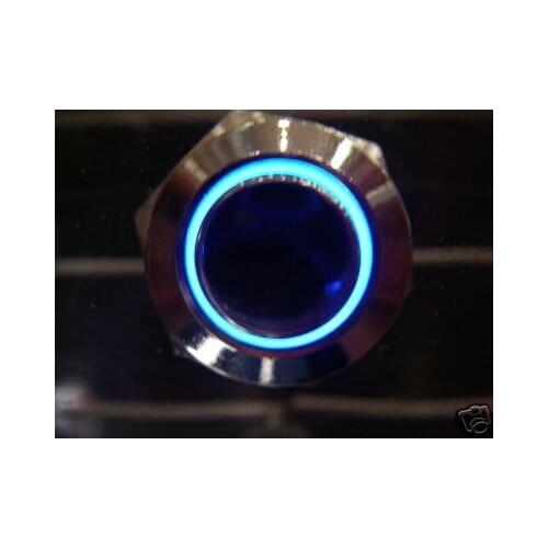 Momentary Blue Light SPDT N/C N/O Switch 12V B11E 40