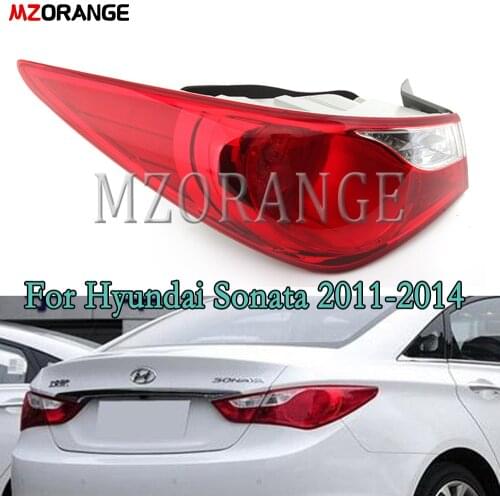 MZORANGE Car Styling Tail Light For Hyundai Sonata 2011-2014 Tail Lights outer/inner side LED Tail Lamp Brake Auto Accessories