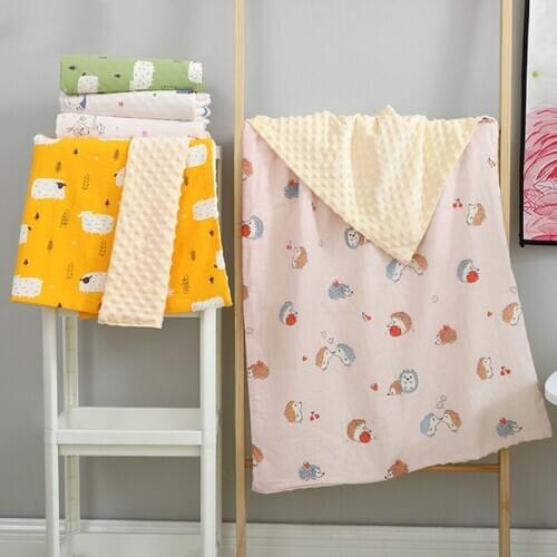 Baby Blanket Cartoons Soft Kids Blankets Newborn Swaddle Infant Wrap Bath Towel Girl Boy Stroller Cover Breastfeeding Blankets