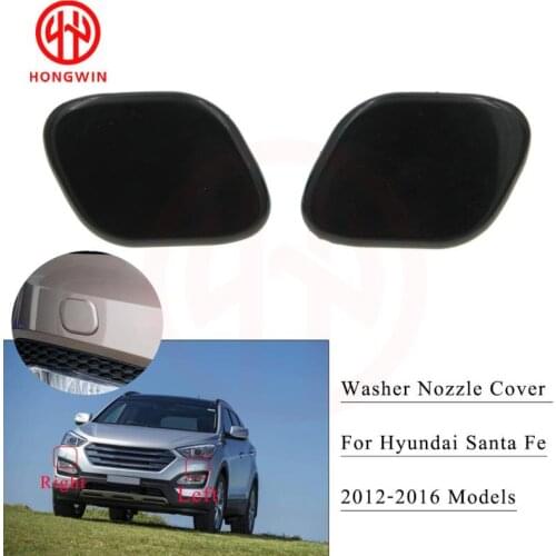 OEM 98681-A1000 & 98682-A1000 Front Headlight Washer Nozzle Cover Cap For HHyundai Santa Fe IX45 2013-2016