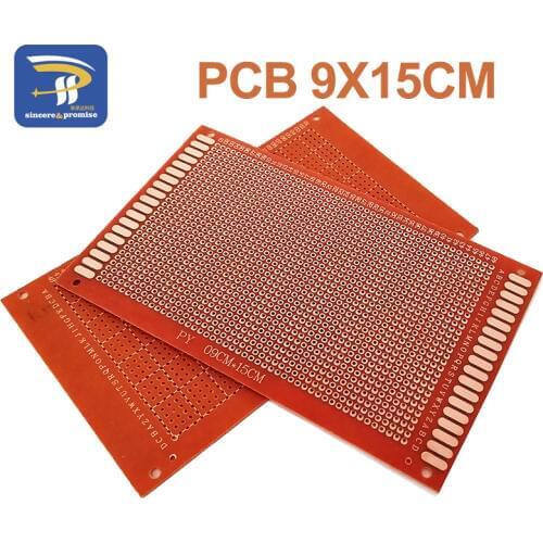 9x15 cm 9*15cm Single Side Prototype 2.54mm PCB Breadboard Universal Board Experimental Bakelite Copper Plate Circuirt Board