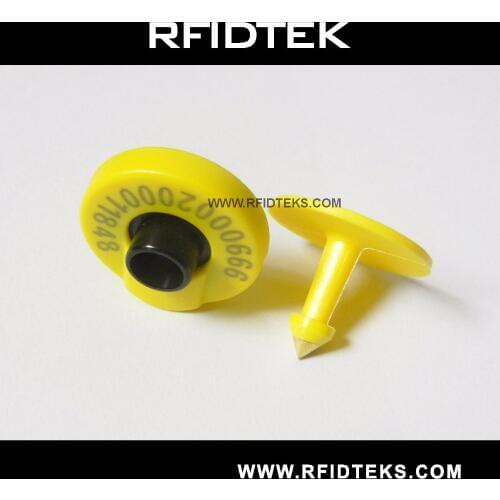 RFID ANIMAL EAR Tag RFID TAGS FOR PETS LIVESTOCK & LAB ANIMALS FDX-B ISO11784, ISO11785 134.5KHZ with EM4305