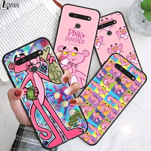 Pink Panther for LG G8 G8S G8X V30 V35 V40 V50 V60 ThinQ Q60 K40 K50 K30 K41 K51 K61 K71 K22 Black Phone Case