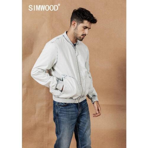 Simwood Men's Bomber Hoodies