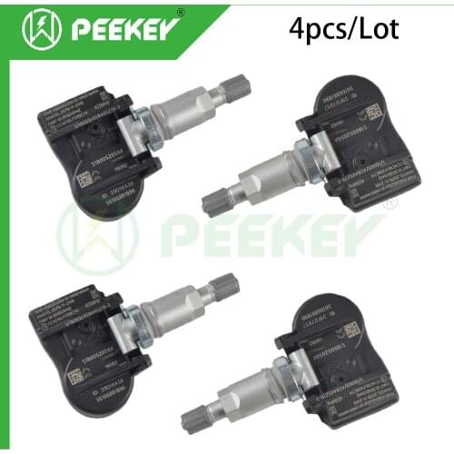 4pcs Tire Pressure Monitor System Sensors TPMS sensor System For VW Golf R32 GTI Rabbit Passat 1K0907253E 1K0 907 253E