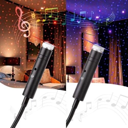 Foldable Super Bright USB Led Book Light Portable USB Voice Control 4 Lighting Effect Ceiling Light Car Roof Home Decoration