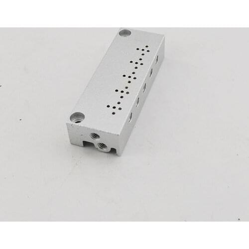 Confluence plate smc type 10mm pilot solenoid valves manifold 1F/2F/3F/4F/5F valve base can be Instead of import