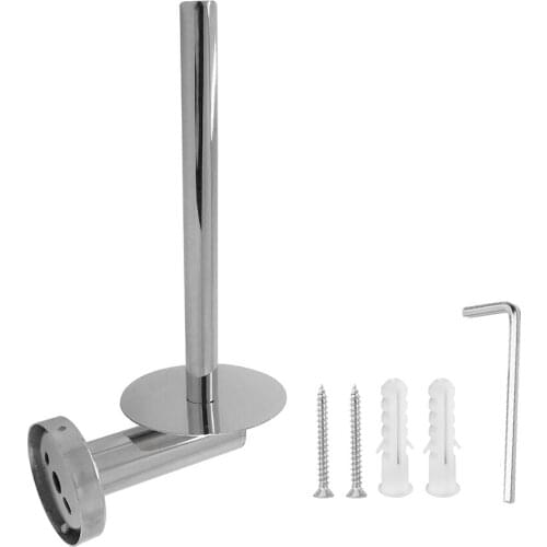 Storage Rack Half Open Home Washroom Wall Mounted Hotel Toilet Paper Holder Stainless Steel Roll Dispenser Kitchen Bathroom