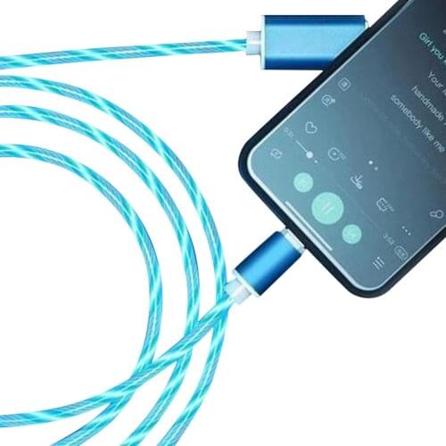 Leuchtende LED Magnetische 3 in 1 USB Ladekabel Schnelle Ladung Datenkabel Kompatibel Mit Alle Handys