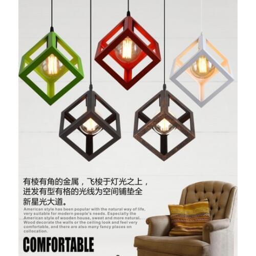 Antique Loft Lamp Edison Bulb Vintage Pendant Light Fixtures Creative Industrial Droplight For Dining Room Indoor Lighting