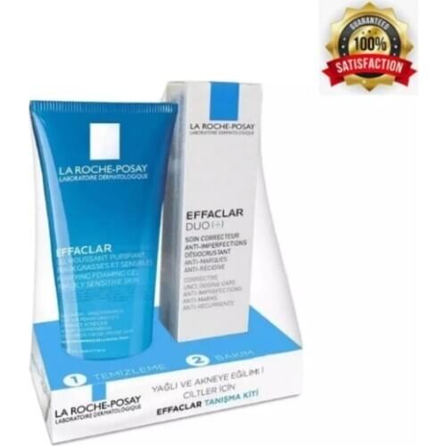 100% Original La Roche-Posay Effaclar Duo 15ml and Effaclar gel 50ml Cofre Free Shipping