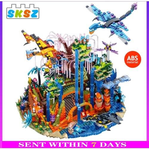 2021 Moc The Illuminated World of Pandoraed- Fictional Universe Dinosaur Kit Building Blocks Kid Bricks Toy for Adult Child Gift