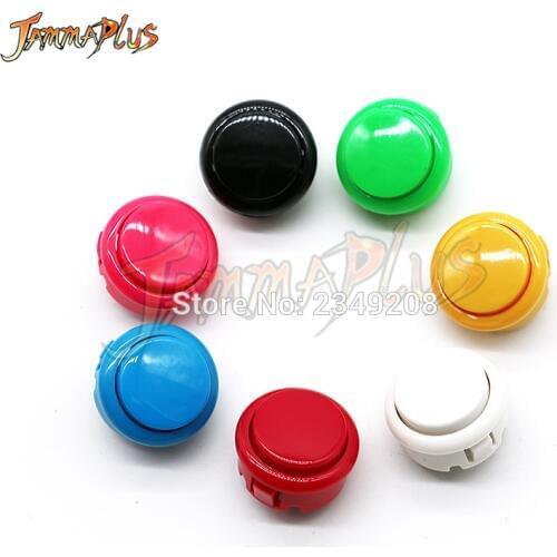 50pcs Copy SANWA Push Button 24mm & 30MM OBSF PC PS Zero Delay Arcade Game Joystick DIY Parts