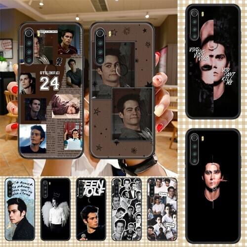 Dylan O’Brien Teen Wolf Phone case For Xiaomi Redmi Note 7 7A 8 8T 9 9A 9S 10 K30 Pro Ultra black pretty cover 3D cell cover