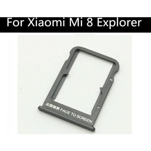 For Xiaomi Mi 8 Explorer sim card holder tray For XIaomi mi8 PRO