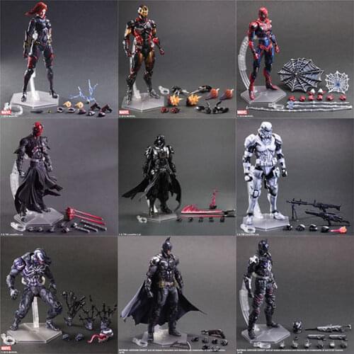 Hasbro The Avengers Darth Maul Iron Man Spider-Man Venom Superman Batman Thor Deadpool Joints Movable Action Figure Model Toys