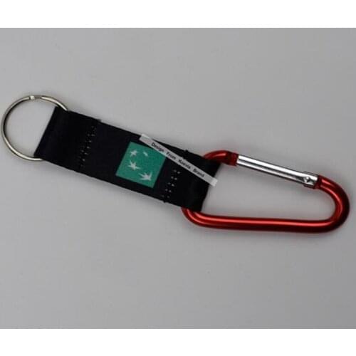 Quality Carabiner Lanyard Custom Logo Print 10CM length Climber Outdoor Bottle Hanging Lanyard Custom