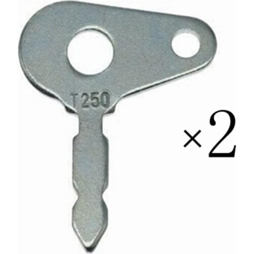 2pc for Lucas T250 Excavator Key Grader Dozer Ford key