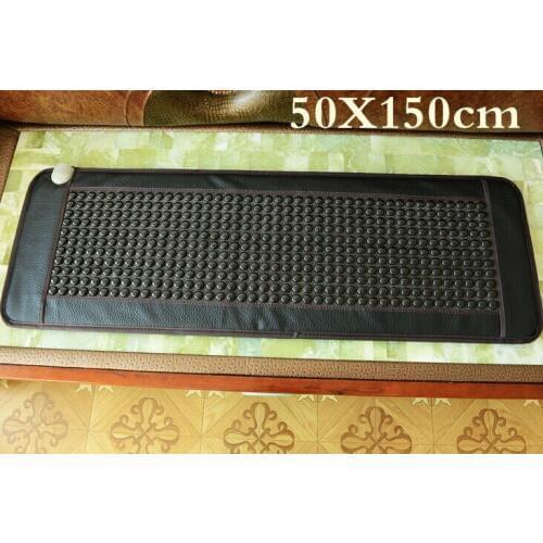 2018 heated mat therapy jade stone bed mattress Tourmaline Heating Mat tourmaline heating mattress 50*150CM