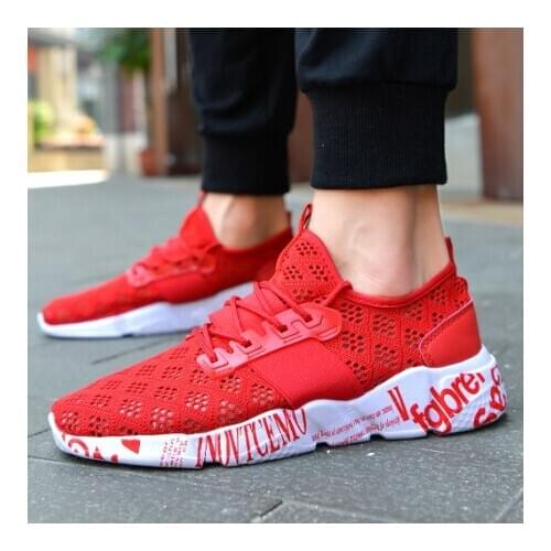 Summer Mens Sneakers 2020 Lightweight Mesh Sneakers Breathable Fashion Woven Shoes sneakers men trainers Footwears new