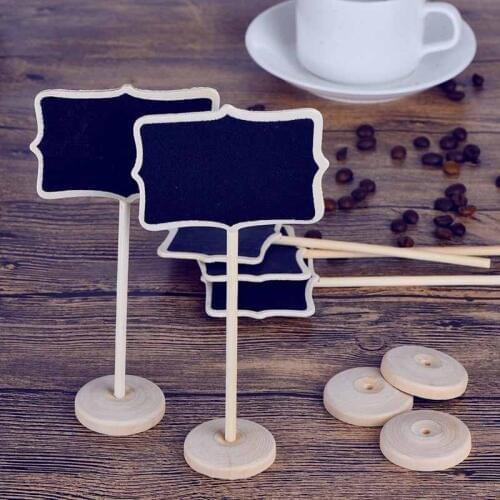 Mini Blackboard with Stand country Wedding baby shower bridal shower Party Table Numbers Place Card Birthday Food Dish Tag Sign