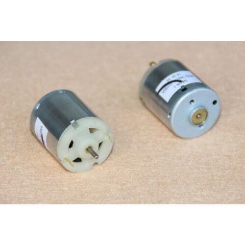 2pcs 6V-12V-24V Miniature DC 365 Carbon Brush Motor Car Rear View Mirror Motor Reverse Output Shaft RS-365SA-10185A