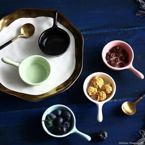 Multi Ceramics Wheat Seasoning Bowl Vinegar Seasoning Dishes Small Plates Appetizers Snack Dish Sauce Kitchen Dishes Tableware