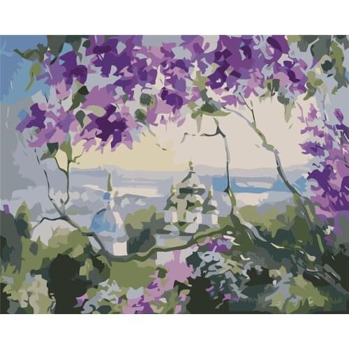 Daintiness Frame Diy Painting By Numbers Drawing On Canvas Adult Child Handpainted Gift Home Decor Wall Art 40x50cm