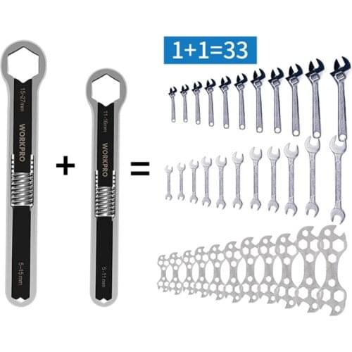 5-27mm Open Ratchet Wrench Adjustable Spanner Combination Wrench Fine Tooth Gear Ring Socket Wrench Set Nut Tools